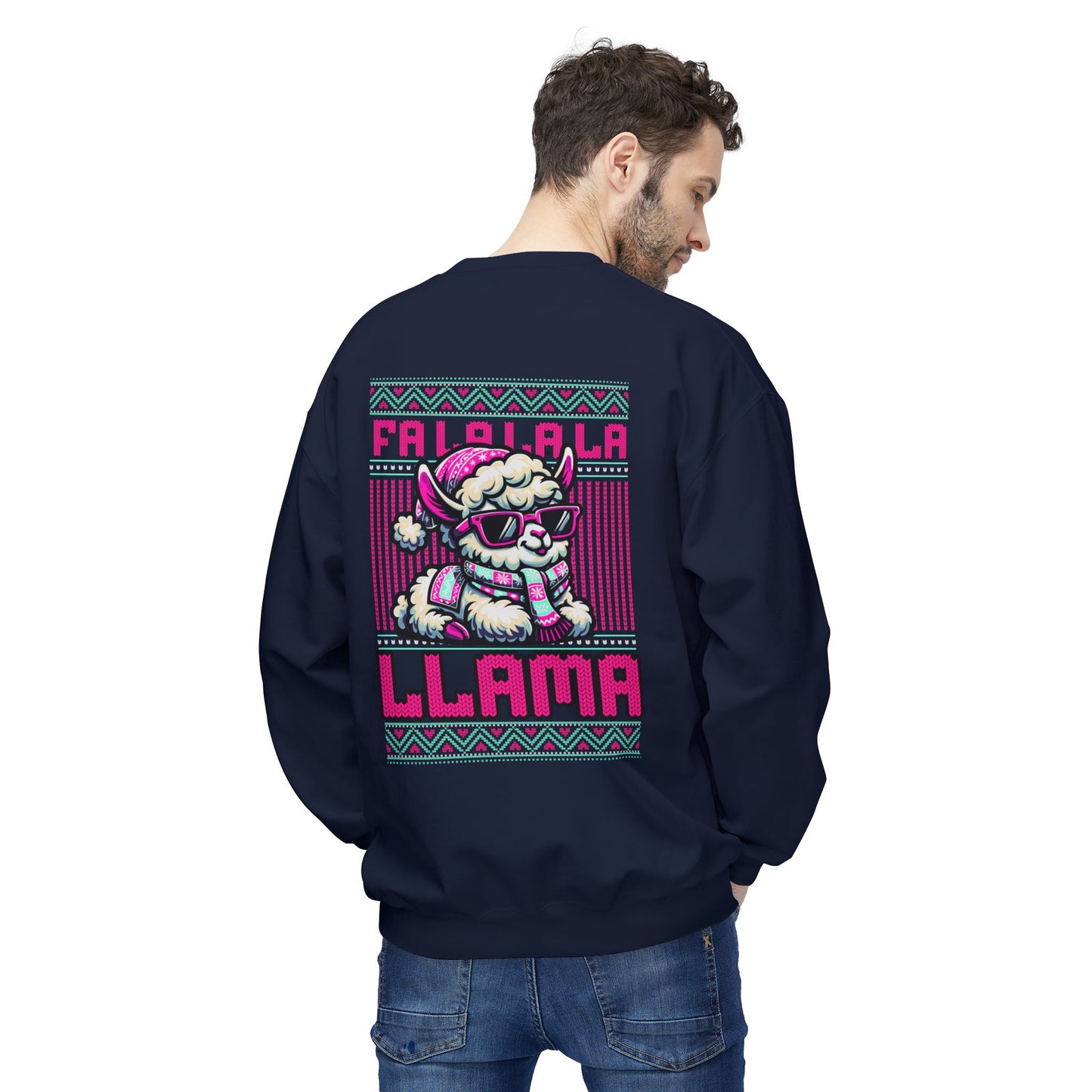 "Fa La La La Llama" Funny Christmas Sweater