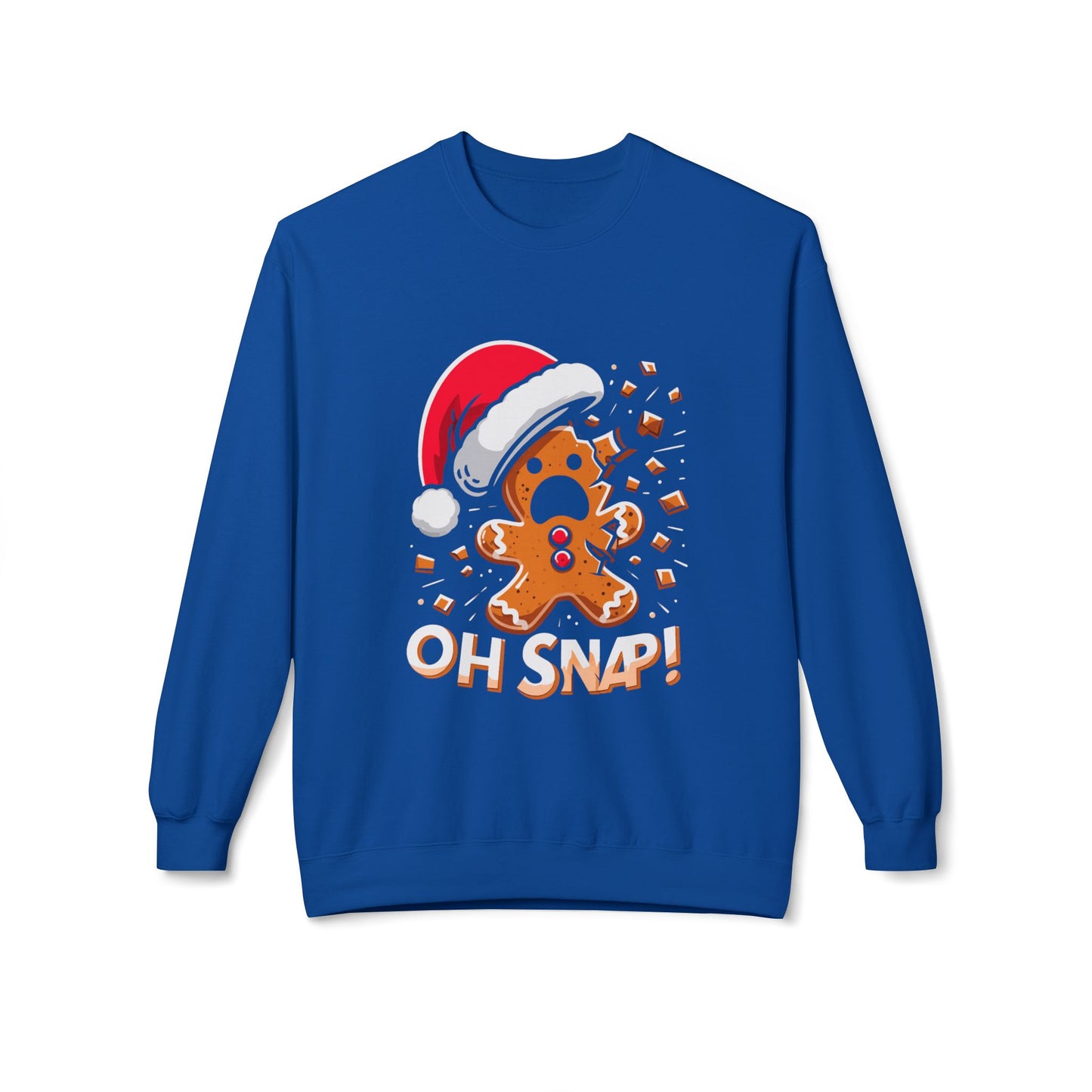 "Oh Snap!" Funny Gingerbread Christmas Sweater