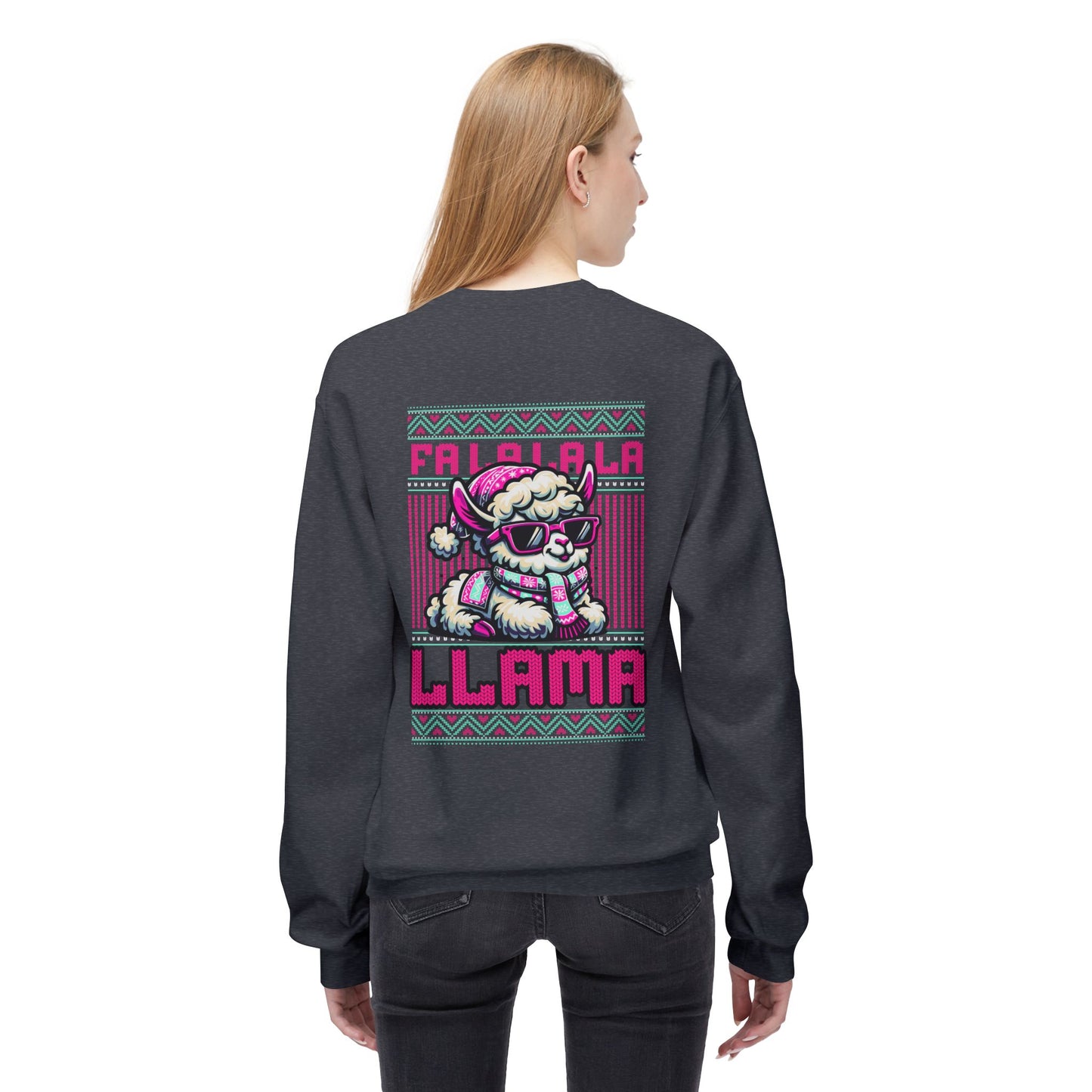"Fa La La La Llama" Funny Christmas Sweater