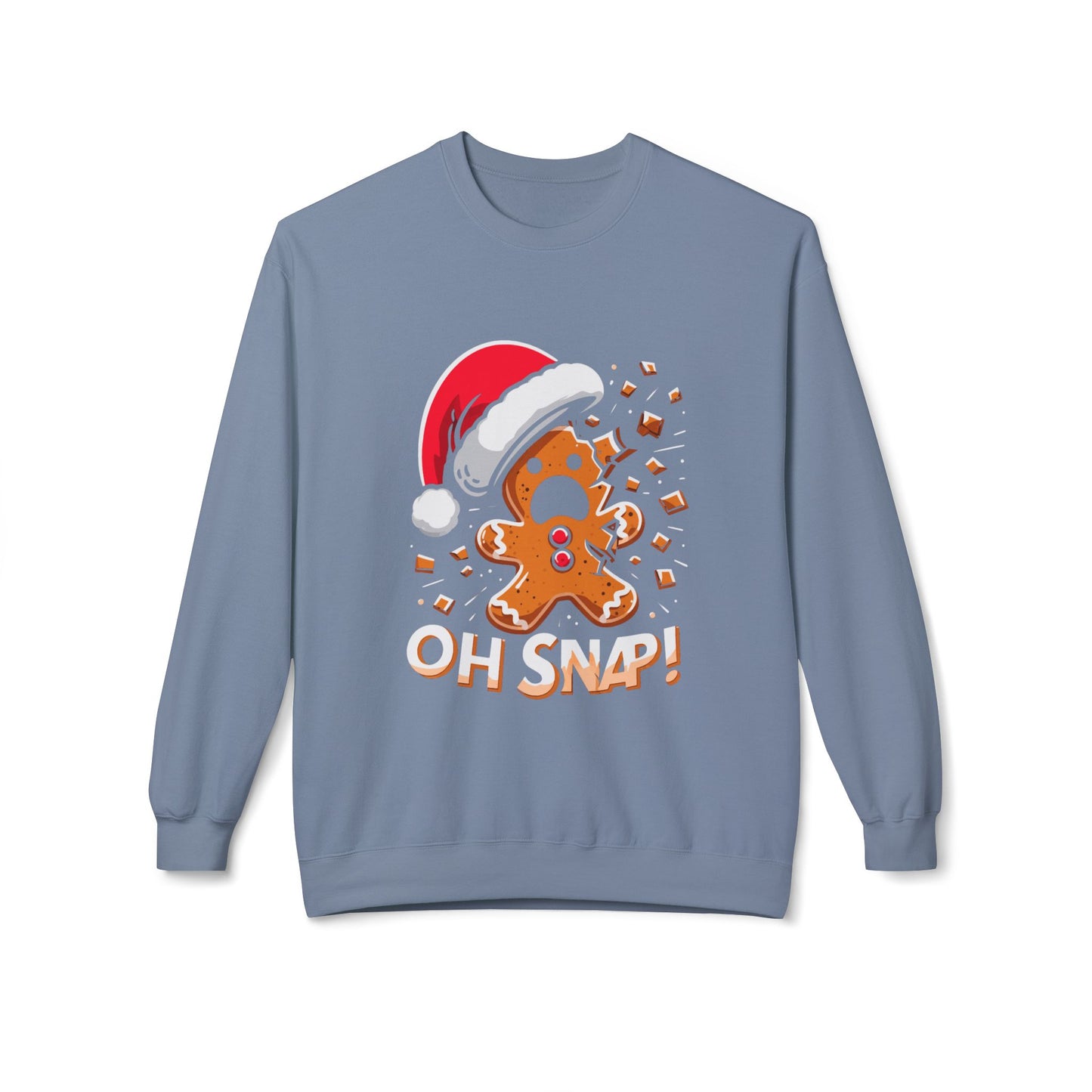 "Oh Snap!" Funny Gingerbread Christmas Sweater