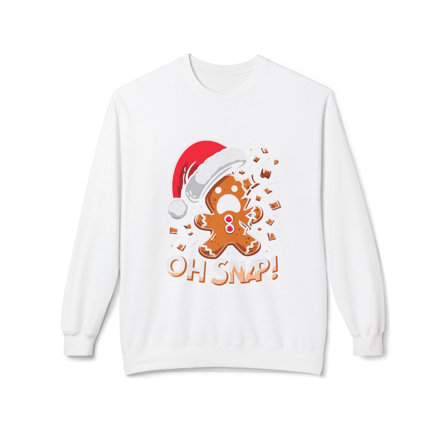 "Oh Snap!" Funny Gingerbread Christmas Sweater