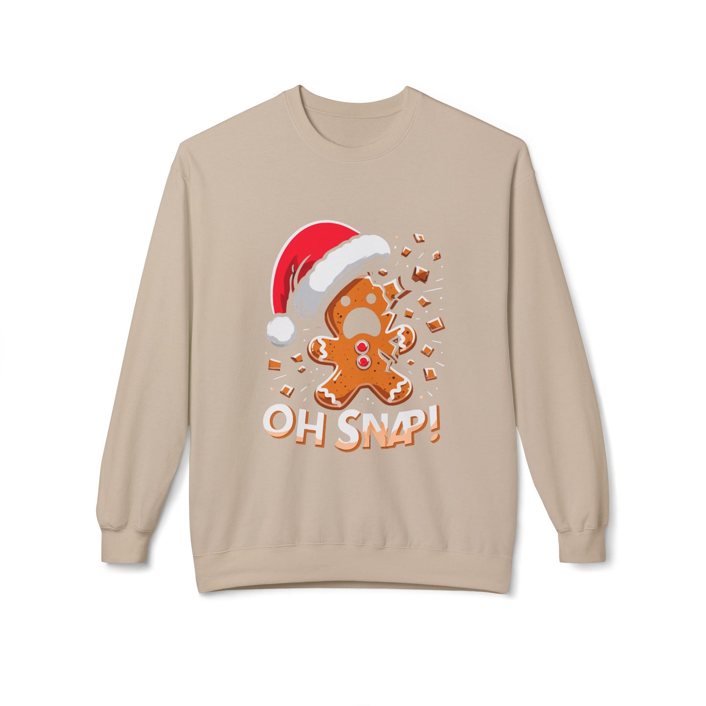 "Oh Snap!" Funny Gingerbread Christmas Sweater