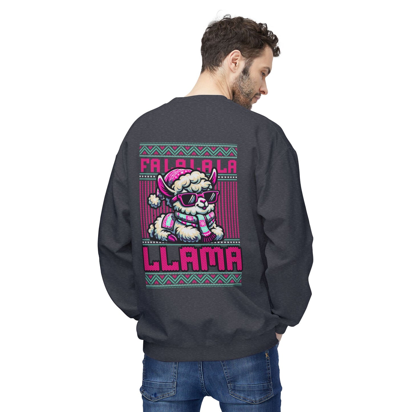 "Fa La La La Llama" Funny Christmas Sweater