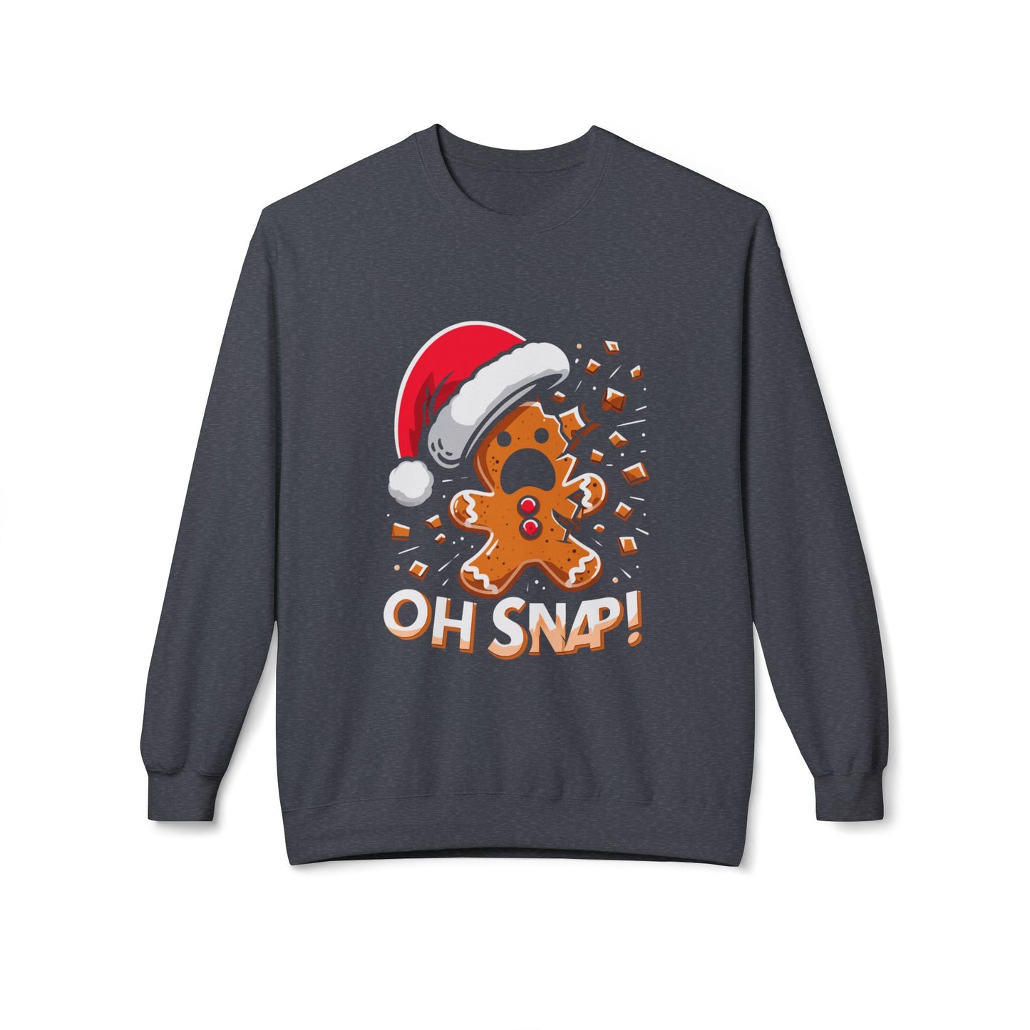 "Oh Snap!" Funny Gingerbread Christmas Sweater