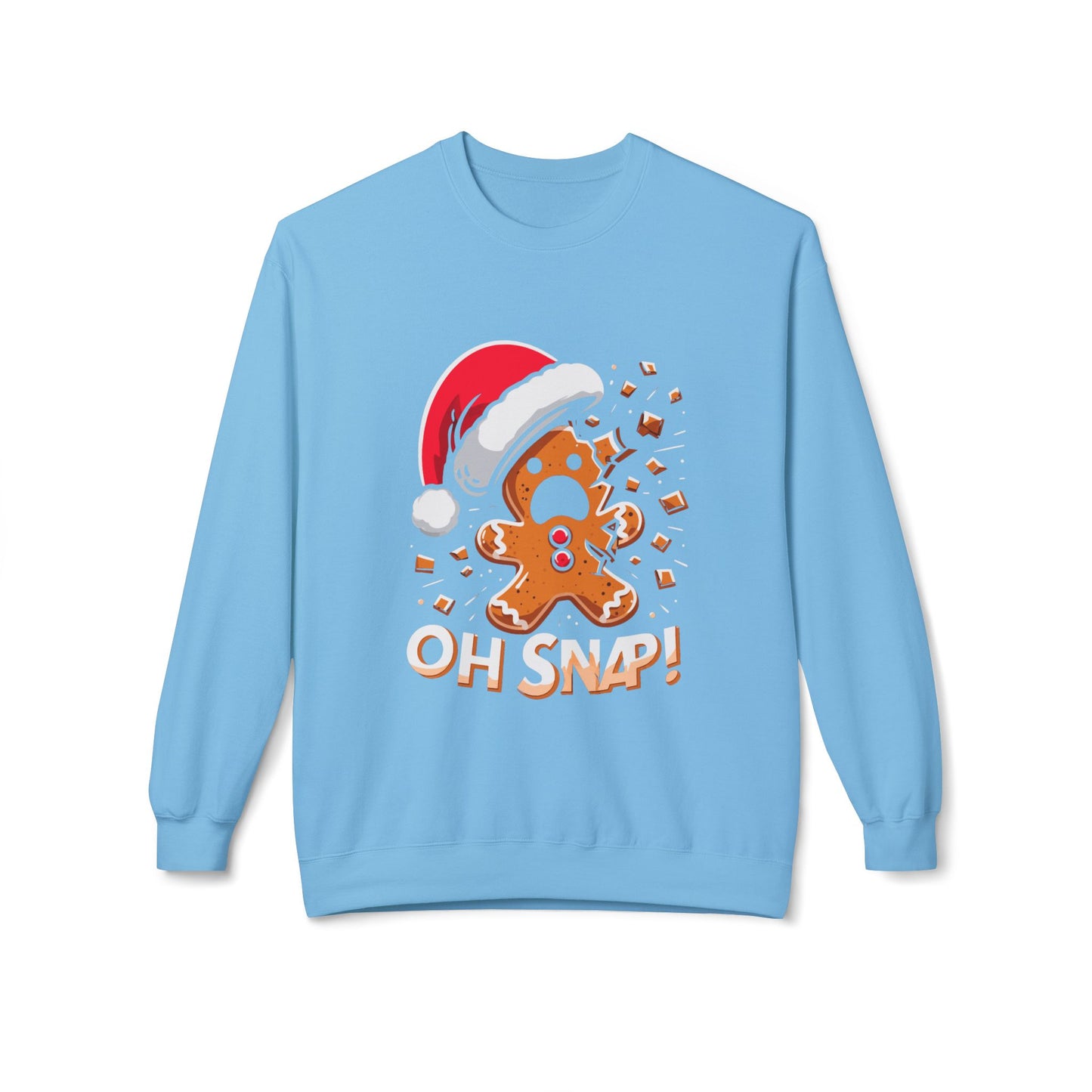 "Oh Snap!" Funny Gingerbread Christmas Sweater