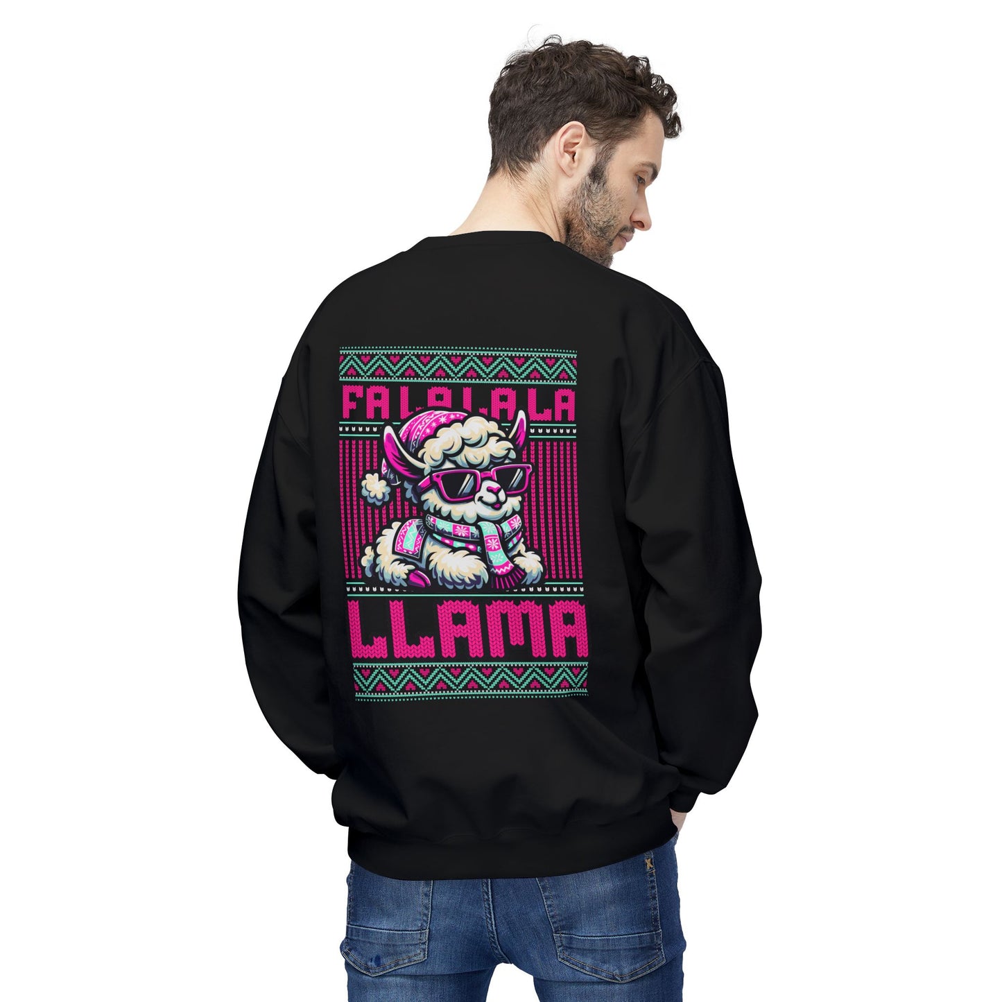 "Fa La La La Llama" Funny Christmas Sweater