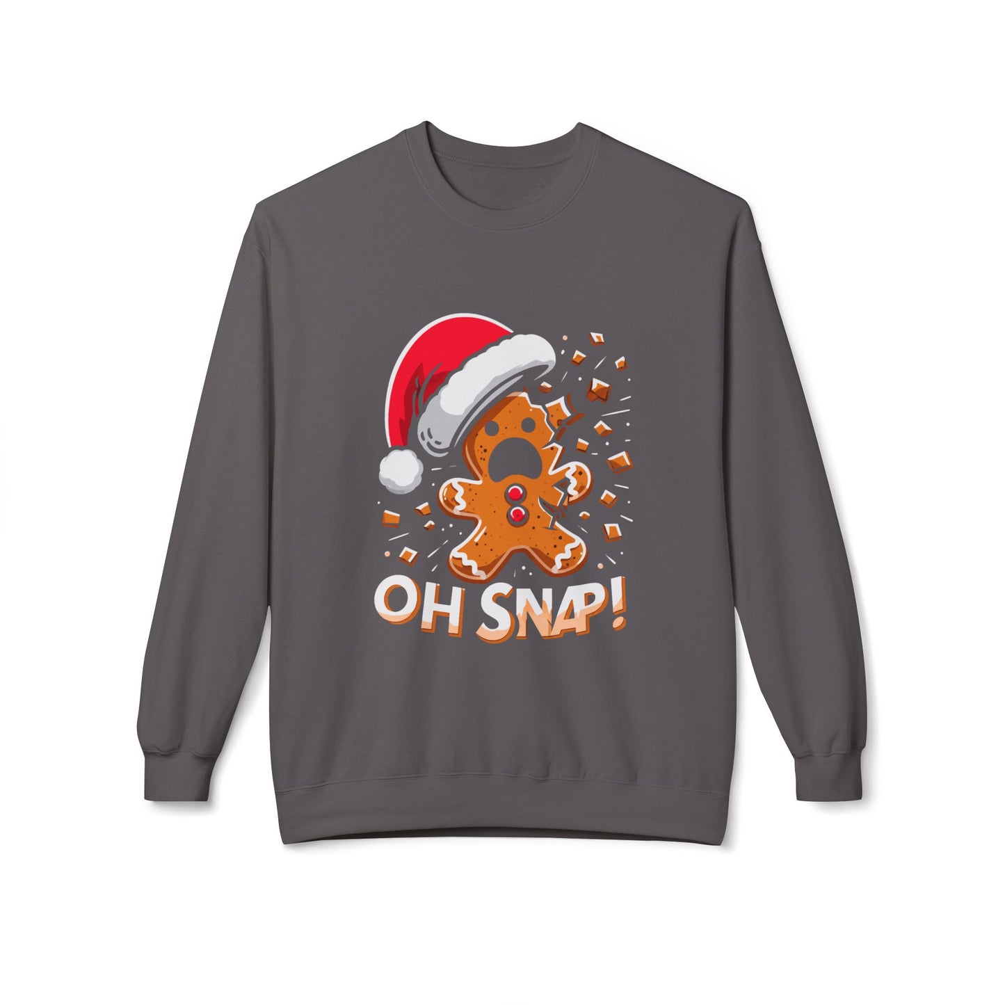"Oh Snap!" Funny Gingerbread Christmas Sweater