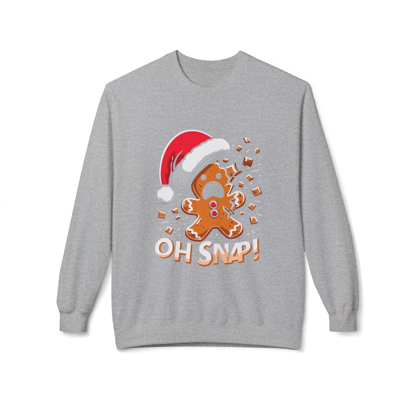 "Oh Snap!" Funny Gingerbread Christmas Sweater
